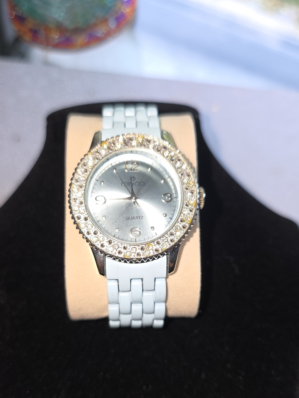 Minicci Baby Blue Watch Stainless Steel Crystal Bezel